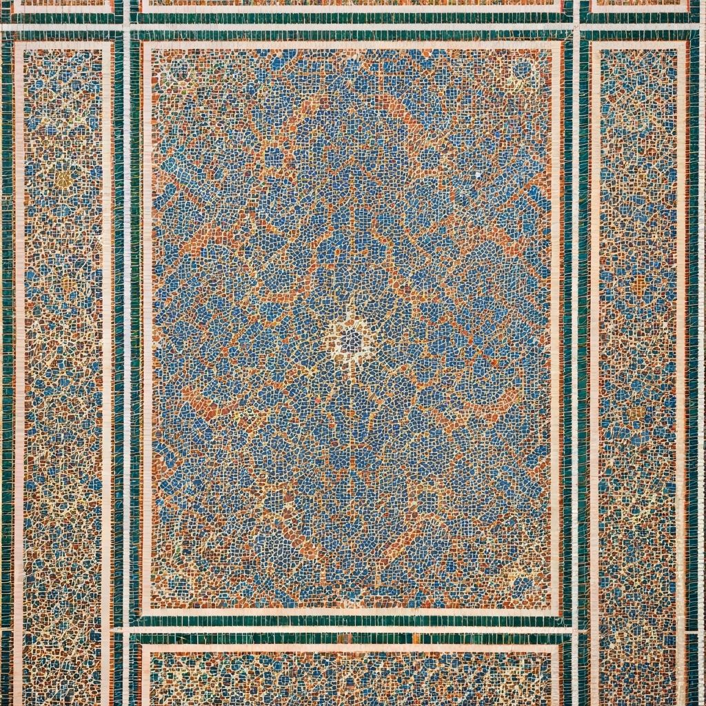 Decorative wall mosaic